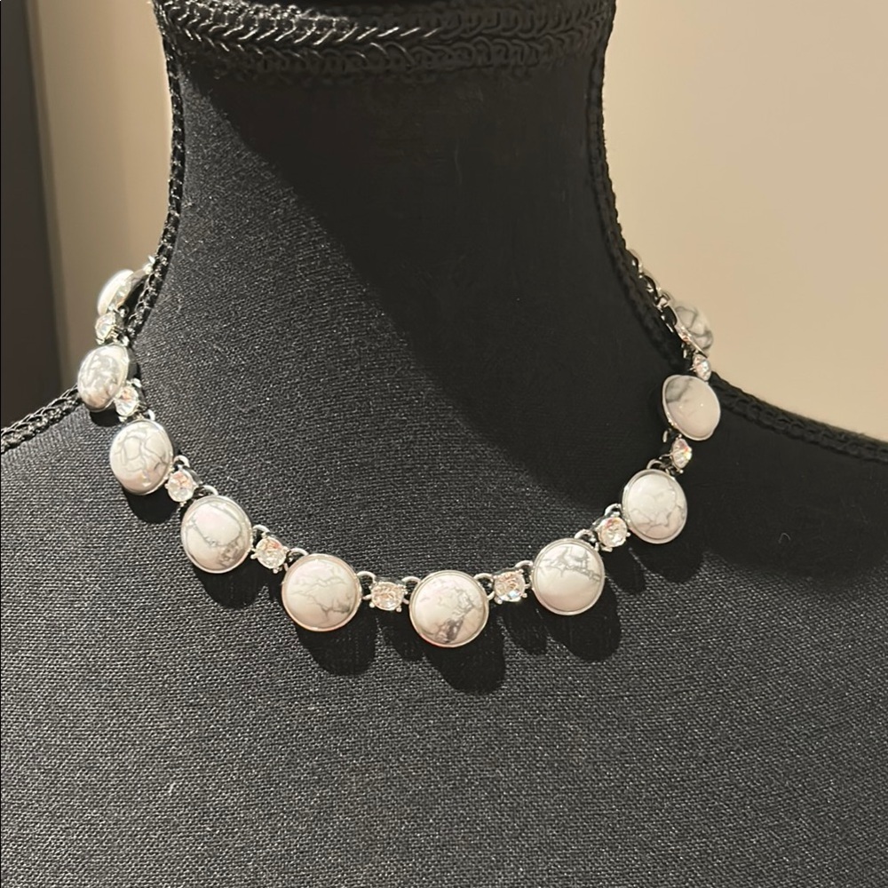 Elegant Howlite Necklace